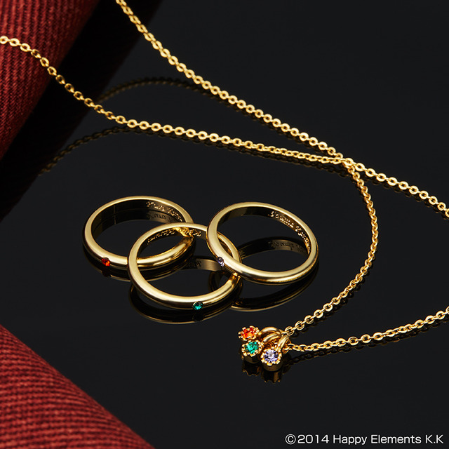 「一番アクセ あんさんぶるスターズ！」1回1,400円（税込）C賞：紅月 design ネックレス（C）2014 Happy Elements K.K