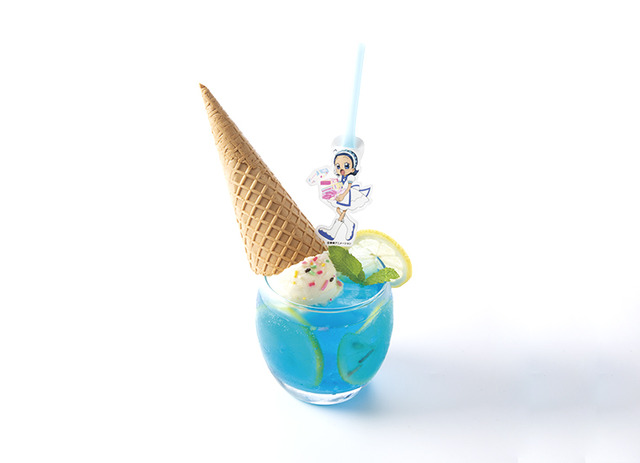 「あいこのブルーレモネードフロート」890円（税抜）（C）東映アニメーション