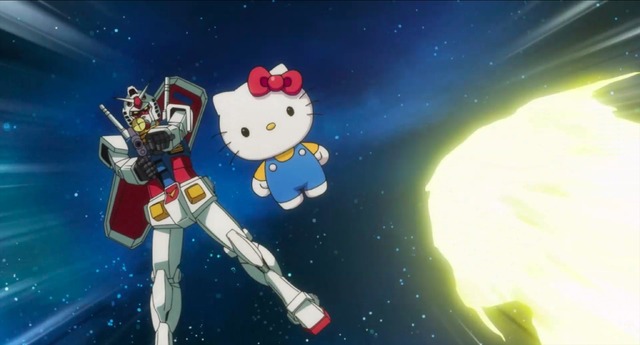 「ガンダムvsハローキティ」（C）創通・サンライズ（C）’76, ’19 SANRIO 著作(株)サンリオ