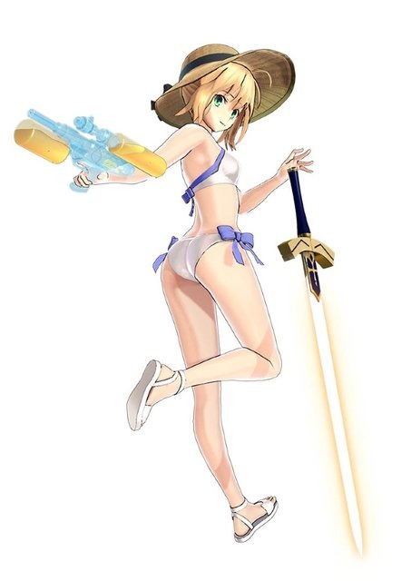 『FGO アーケード』水着アルトリアが7月4日より実装！ポニテ清姫や眼鏡カルナを楽しめる「転身霊衣」も新登場