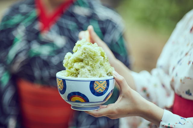 天然氷によるかき氷／江戸ワンダーランド日光江戸村　江戸の水涼遊び