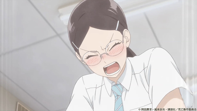 TVアニメ『荒ぶる季節の乙女どもよ。』第1話先行カット（C）岡田麿里・絵本奈央・講談社／荒乙製作委員会