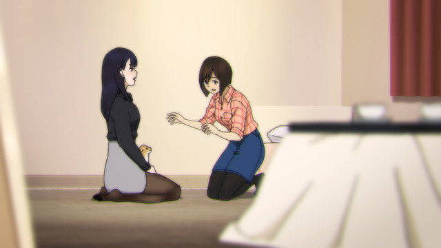 『みるタイツ』第9話「こたつでタイツ」先行カット（C） よむ /TRUSS