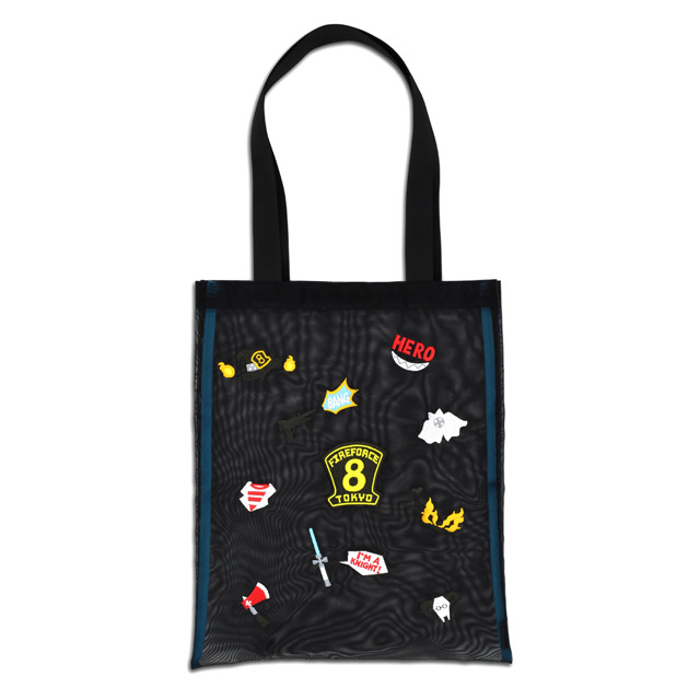 刺繍メッシュトート 2,900円 ＋税（C）大久保篤・講談社／特殊消防隊動画広報課
