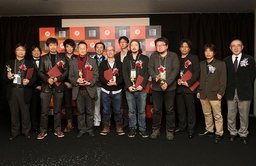 VFX-JAPANアワード2013の授賞式の様子