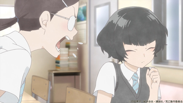 TVアニメ『荒ぶる季節の乙女どもよ。』第2話先行カット（C）岡田麿里・絵本奈央・講談社／荒乙製作委員会