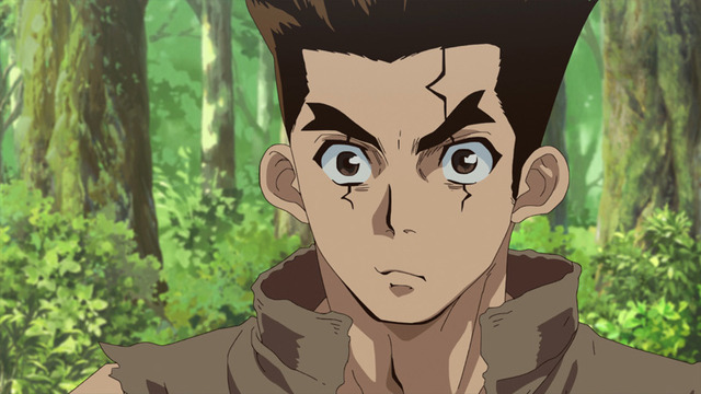 TVアニメ『Dr．STONE』第2話先行カット（C）米スタジオ・Boichi／集英社・Dr.STONE製作委員会TVアニメ『Dr．STONE』第2話先行カット（C）米スタジオ・Boichi／集英社・Dr.STONE製作委員会