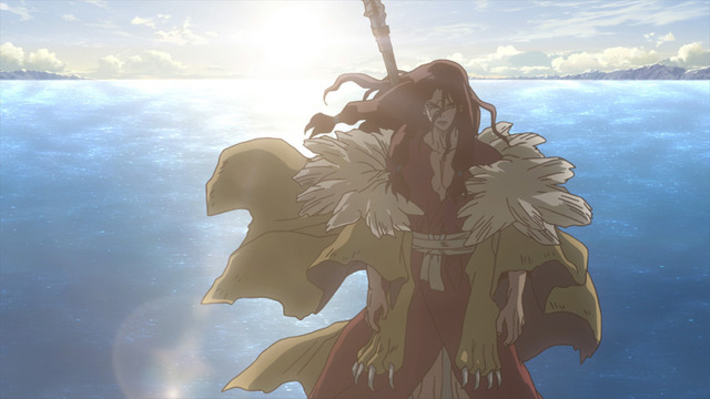 TVアニメ『Dr．STONE』第2話先行カット（C）米スタジオ・Boichi／集英社・Dr.STONE製作委員会