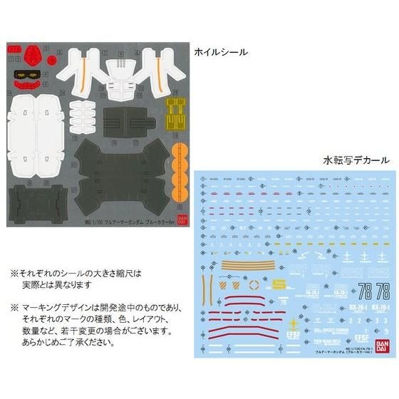 「MG 1/100 フルアーマーガンダム（ブルーカラーVer.）」5,500円（税込）（C）創通・サンライズ