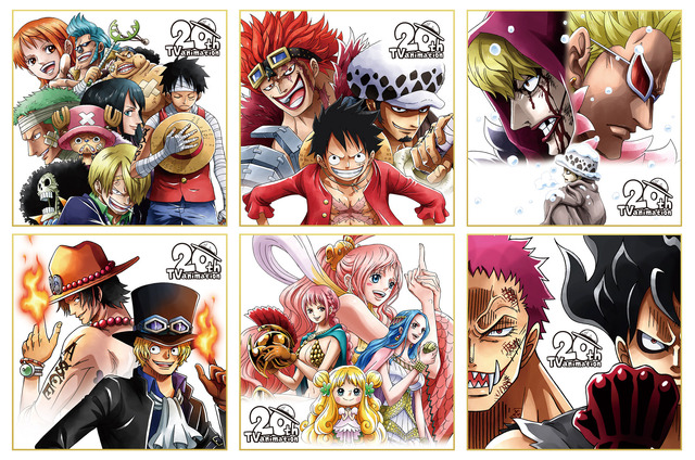 L賞：メモリアル色紙（C）尾田栄一郎／2019「ワンピース」製作委員会（C）尾田栄一郎／集英社・フジテレビ・東映アニメーション