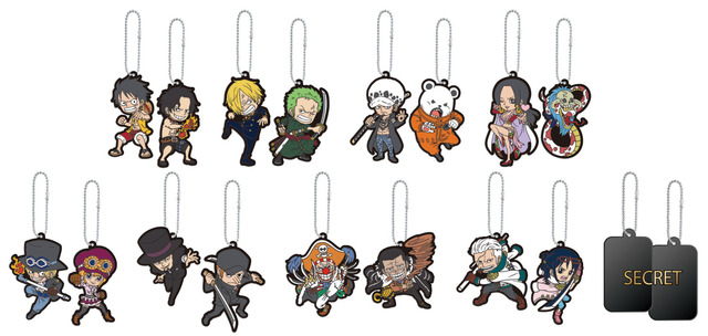 N賞：描きおろしラバーマスコットセット（C）尾田栄一郎／2019「ワンピース」製作委員会（C）尾田栄一郎／集英社・フジテレビ・東映アニメーション