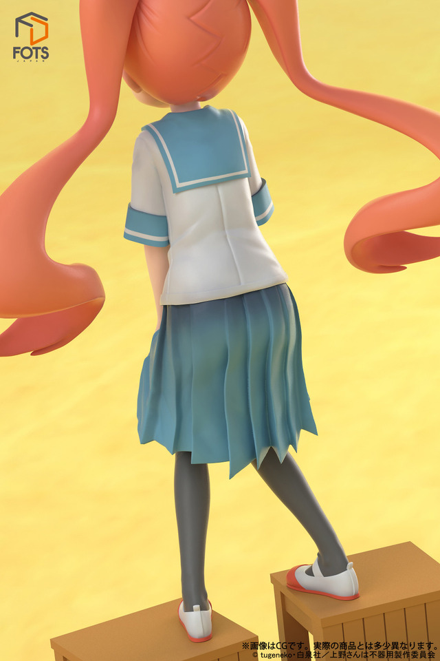 「上野さんは不器用『上野』1/8スケール塗装済み完成品フィギュア」12,800円（税抜）（C）ctugeneko・白泉社／上野さんは不器用製作委員会