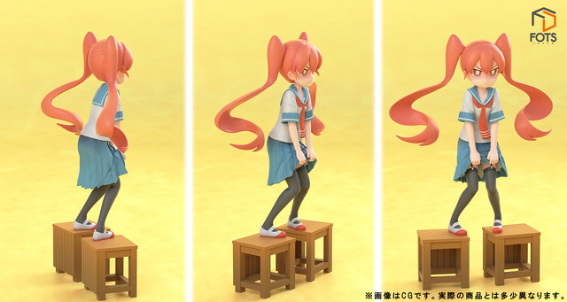 「上野さんは不器用『上野』1/8スケール塗装済み完成品フィギュア」12,800円（税抜）（C）ctugeneko・白泉社／上野さんは不器用製作委員会