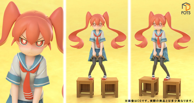 「上野さんは不器用『上野』1/8スケール塗装済み完成品フィギュア」12,800円（税抜）（C）ctugeneko・白泉社／上野さんは不器用製作委員会