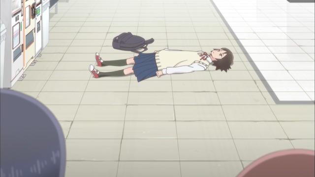 TVアニメ『女子高生の無駄づかい』第3話先行カット（C）ビーノ／KADOKAWA／女子高生の無駄づかい製作委員会