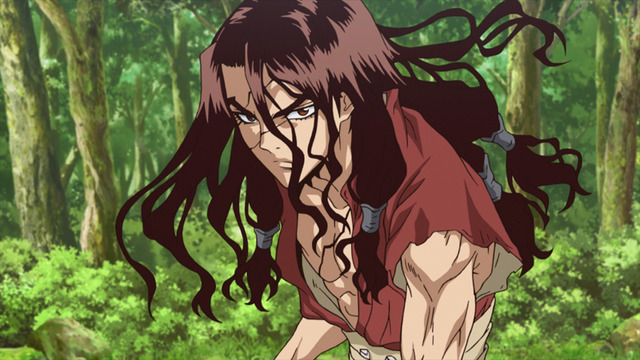 TVアニメ『Dr．STONE』第3話先行カット（C）米スタジオ・Boichi／集英社・Dr.STONE製作委員会