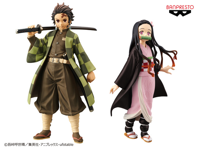 「鬼滅の刃 フィギュア-絆ノ装-[竈門炭治郎／竈門禰豆子]」（C）吾峠呼世晴／集英社・アニプレックス・ufotable