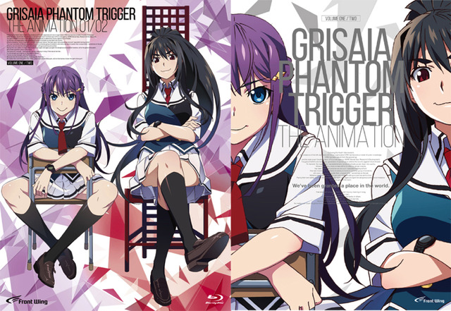 『グリザイア：ファントムトリガー THE ANIMATION 01/02』通常版 価格：8,980円（税別）（C）Frontwing