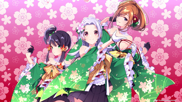 この花は乙女「いのち短し、繚乱乙女」（C）2017 KLabGames/KADOKAWA