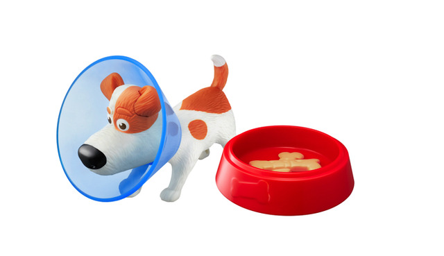 「ハッピーセット『ペット2』」えさが食べたいマックス（C）Universal Studios.