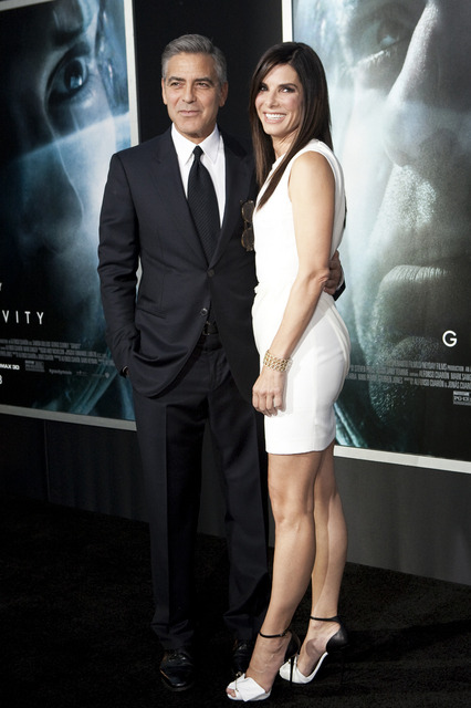 ジョージ・クルーニー、サンドラ・ブロック　Photos by Mayumi Nashida