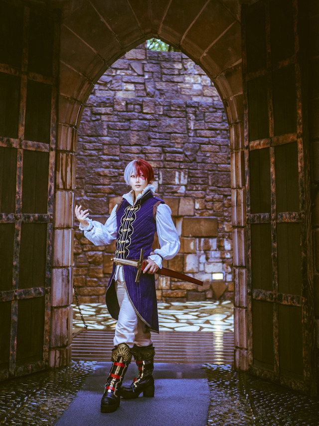 「志摩スペイン村」内での撮影