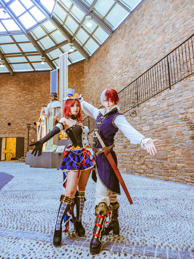 「志摩スペイン村」内での撮影