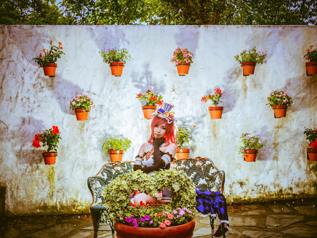 「志摩スペイン村」内での撮影