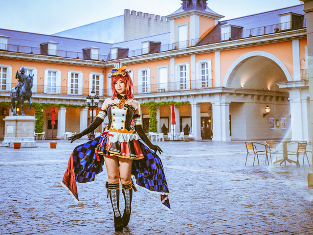 「志摩スペイン村」内での撮影