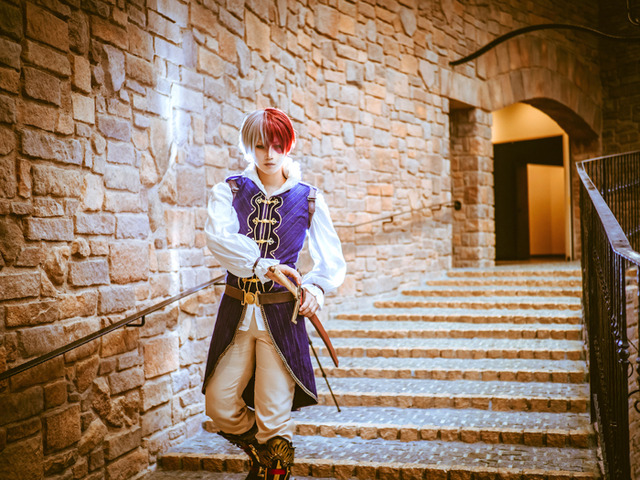 「志摩スペイン村」内での撮影