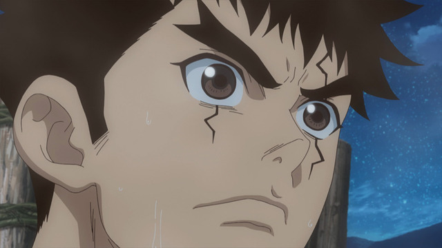 TVアニメ『Dr．STONE』第4話先行カット（C）米スタジオ・Boichi／集英社・Dr.STONE製作委員会