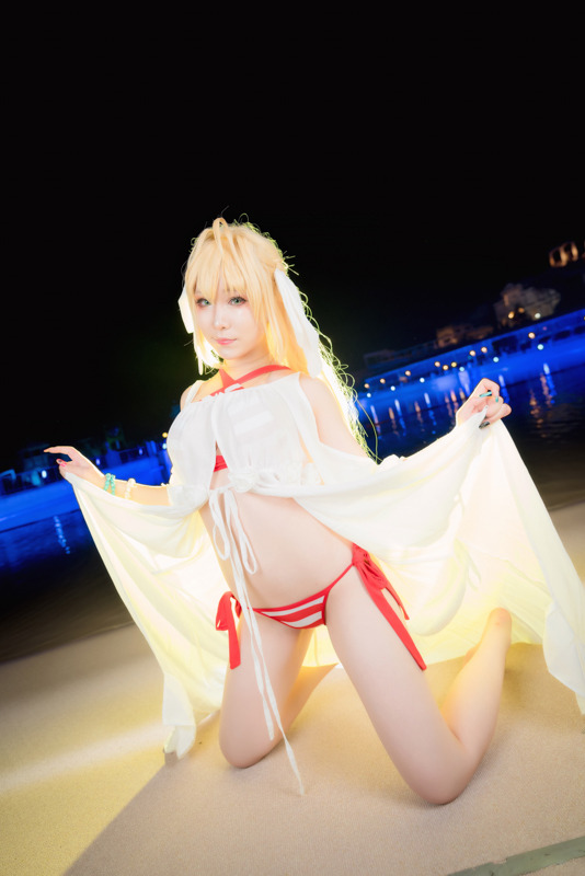 【コスプレ】真夏の夜にネロ、ナルメアほか人気キャラが魅惑！「ラグコス2019」水着美女レイヤーまとめ（後編）【写真122枚】