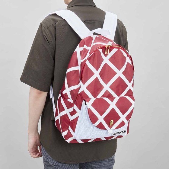 「【ジョジョの奇妙な冒険 黄金の風×OUTDOOR】コラボレーションバッグ2」各9,900円（税込）（C）LUCKY LAND COMMUNICATIONS/集英社・ジョジョの奇妙な冒険GW製作委員会