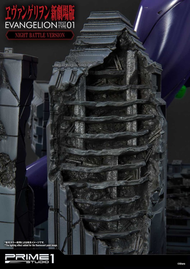 「アルティメットジオラママスターライン ヱヴァンゲリヲン新劇場版 汎用ヒト型決戦兵器 人造人間 エヴァンゲリオン 初号機　夜間戦闘Ver」140,900円（税別）（C）カラー