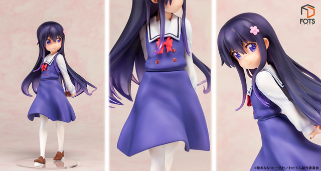 「私に天使が舞い降りた！『白咲 花』制服ver 塗装済み完成品フィギュア」13,800円（税別）（C）椋木ななつ・一迅社／わたてん製作委員会