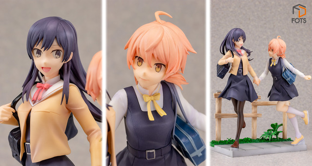 「やがて君になる『小糸侑＆七海燈子』 1/8スケール 塗装済み完成品フィギュア」27,700円（税別）（C）2018 仲谷 鳰／ＫＡＤＯＫＡＷＡ／やがて君になる製作委員会