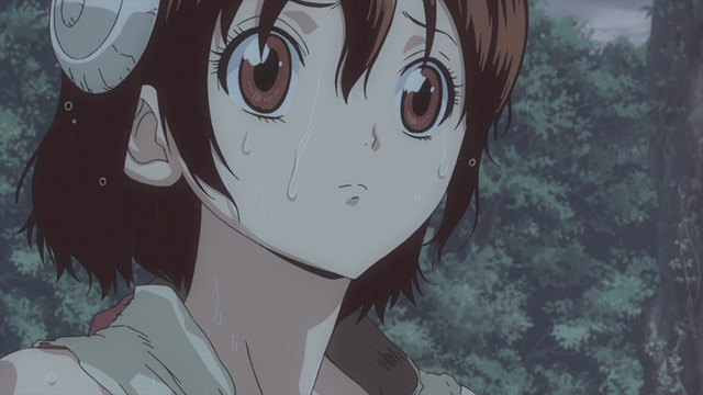 TVアニメ『Dr．STONE』第5話先行カット（C）米スタジオ・Boichi／集英社・Dr.STONE製作委員会