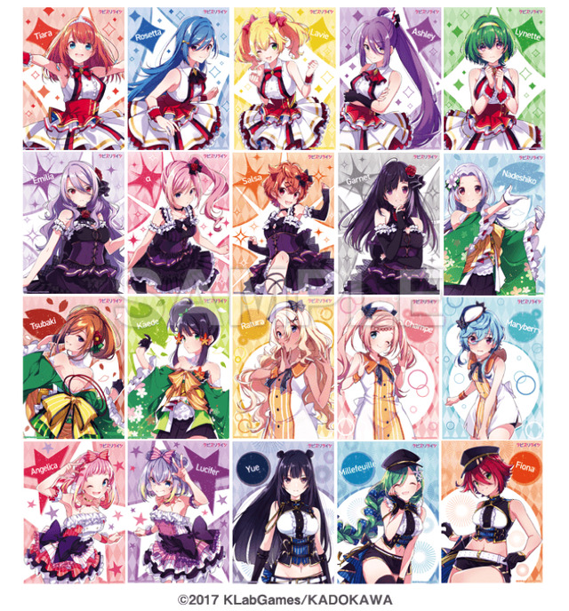 「私たちのPrelude」ラピスリライツ コンテンツラッシュプレミアムブロマイド　＜全20種＞　【先行】各500円（税込）（C）2017 KLabGames/KADOKAWA