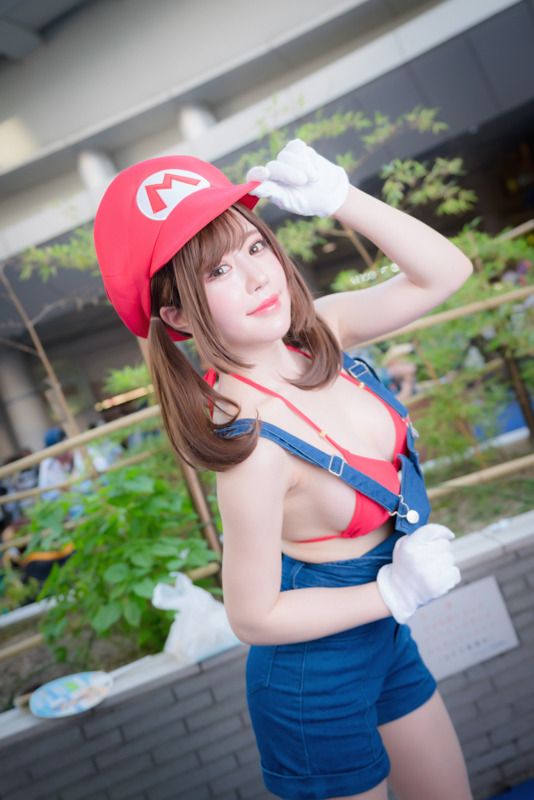 【コスプレ】「コスサミ2019」美女レイヤーが夏衣装で魅惑！ マリオ、レムら人気キャラ勢揃い【写真147枚】
