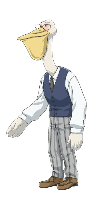 『BEASTARS』サヌ（ペリカン♂）CV：落合福嗣（C）板垣巴留（秋田書店）／BEASTARS製作委員会