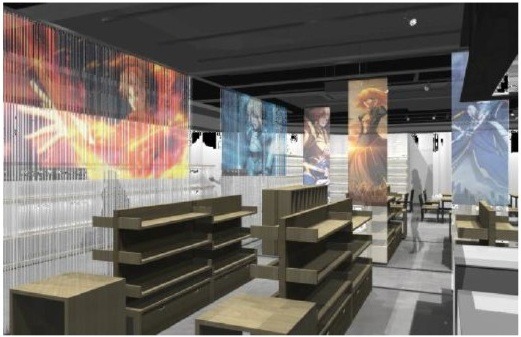 「マチ★アソビカフェ」イメージパース