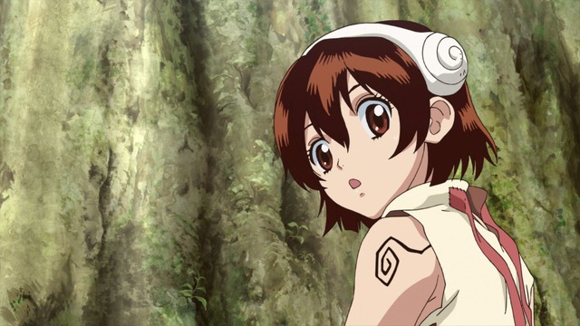 TVアニメ『Dr．STONE』第6話先行カット（C）米スタジオ・Boichi／集英社・Dr.STONE製作委員会