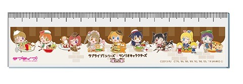 「ラブライブ！シリーズ×サンリオキャラクターズカフェ」定規（μ's）    650 円 （C）2013 PL! （C）2017 PL!S  （C）'76,'79,'84,'86,'88,'89,'92,'93,'96,'98,'01,'05,'12,'14,'19 SANRIO CO., LTD.