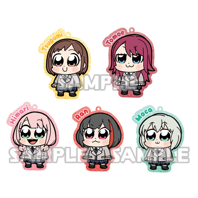 「大川ぶくぶ×BanG Dream! キラッとアクリルキーホルダー」全30種800円（税抜）（Ｃ）BanG Dream! Project （Ｃ）Craft Egg Inc. （Ｃ）bushiroad All Rights Reserved.