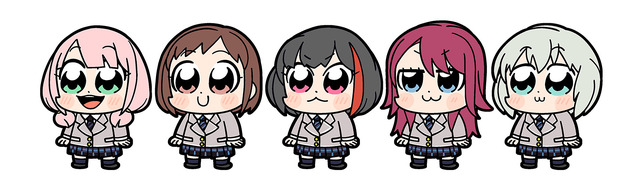 「大川ぶくぶ×BanG Dream!」Afterglow（Ｃ）BanG Dream! Project （Ｃ）Craft Egg Inc. （Ｃ）bushiroad All Rights Reserved.