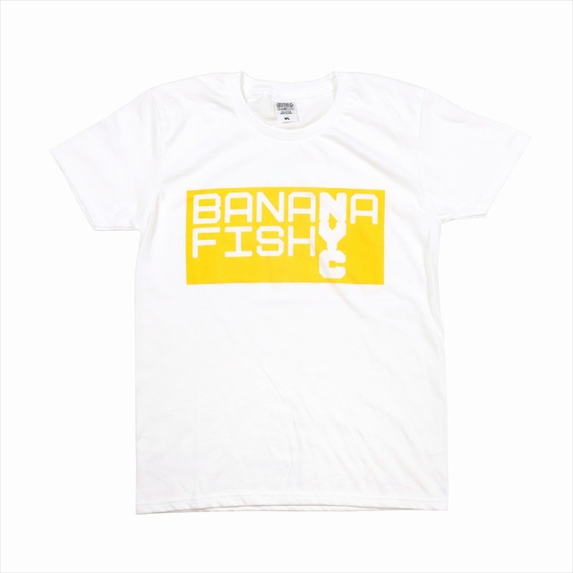 TVアニメ『BANANA FISH』「NYC」コラボレーションアイテムT シャツ NYC 【価格】2,500 円＋税（C）吉田秋生・小学館／Project BANANA FISH All New York City logos and marks depicted herein are the property of New York City and may not be reproduced without written consent.（C） 2019. City of New York. All rights reserved.