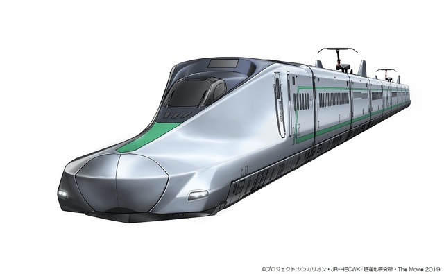 『新幹線変形ロボ シンカリオン 未来からきた神速のALFA-X』ALFA-X シンカリオン変形前（C）プロジェクト シンカリオン・ JR-HECWK/超進化研究所・ The Movie 2019