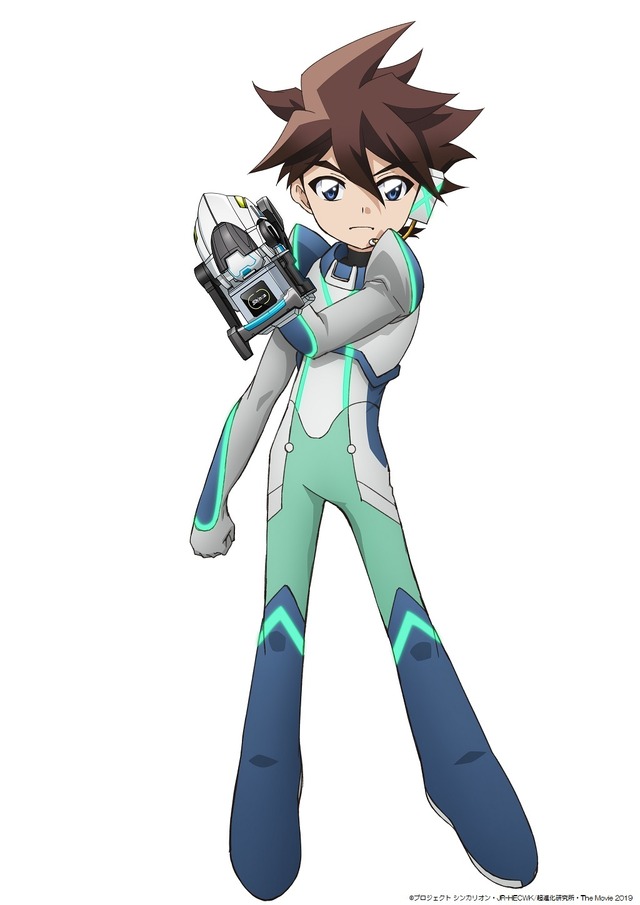 『新幹線変形ロボ シンカリオン 未来からきた神速のALFA-X』謎の少年 パイロットスーツ姿（C）プロジェクト シンカリオン・ JR-HECWK/超進化研究所・ The Movie 2019