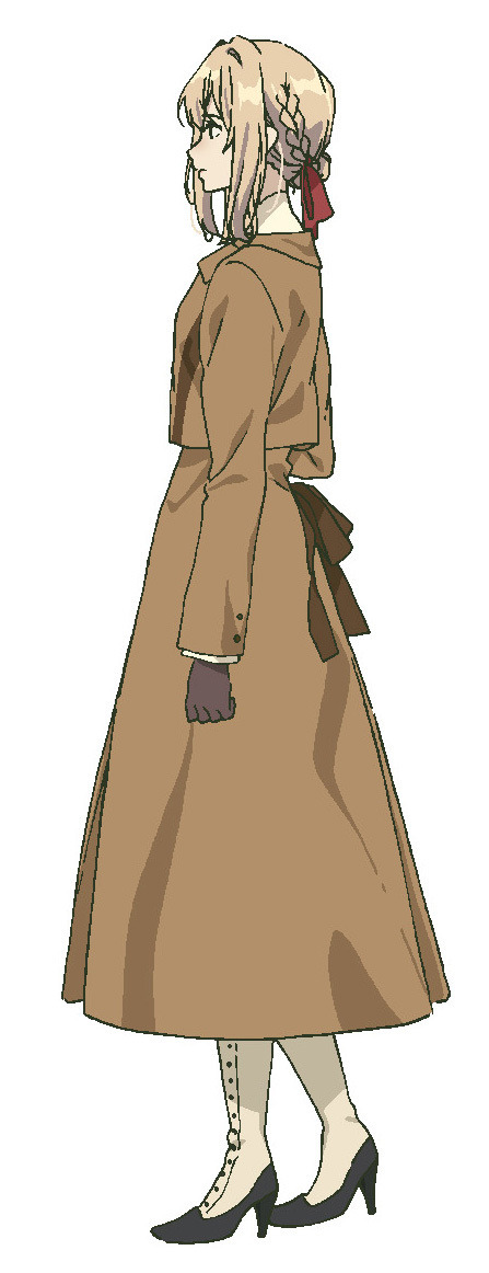 映画『ヴァイオレット・エヴァーガーデン 外伝 - 永遠と自動手記人形 -』ヴァイオレット設定画（C）暁佳奈・京都アニメーション／ヴァイオレット・エヴァーガーデン製作委員会