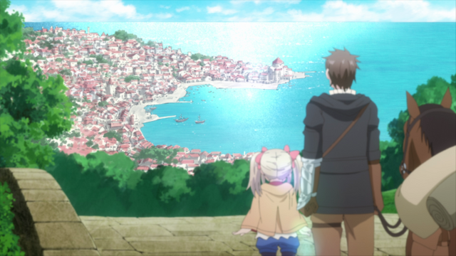 『うちの娘の為ならば、俺はもしかしたら魔王も倒せるかもしれない。』第7話「幼き少女、港町へ行く。」先行カット（C）CHIROLU・ホビージャパン／白金の妖精姫を見守る会